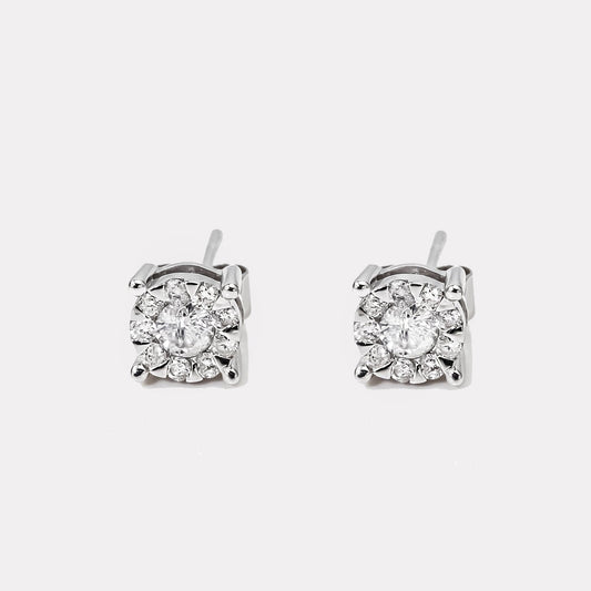 Classic four Claws Diamond Studs - EDD16032