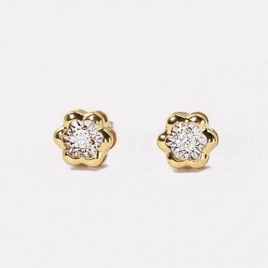 Sakura Diamond Studs - EDD21005