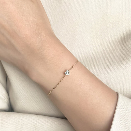 Mini Heart Diamond Bracelet - BDD21003