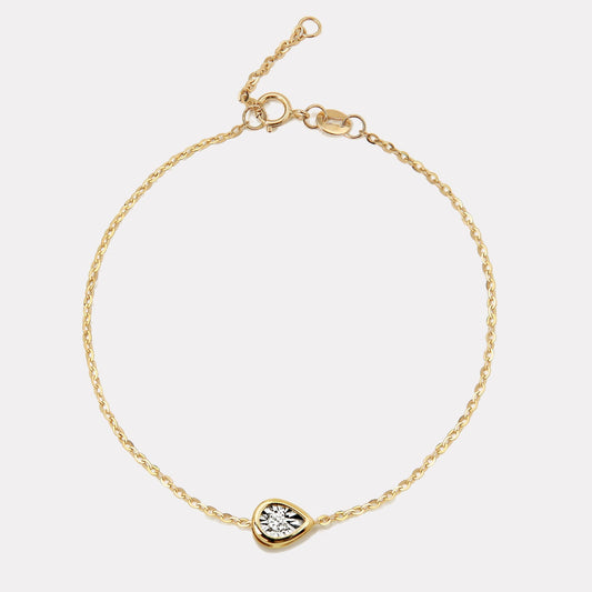 Pear Diamond Bracelet - BDD21001