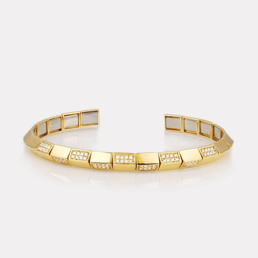 Bilateral Diamond Bangle - BGTC21113