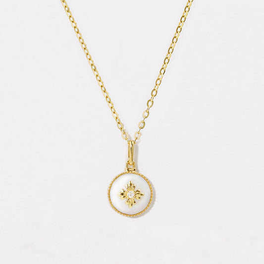 Star Round Diamond Necklace - NGM21180